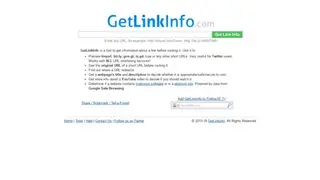 GetLinkInfo screenshot