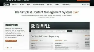 GetSimple CMS screenshot
