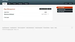 GetSimple CMS screenshot