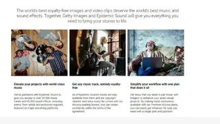 Getty Images Music screenshot
