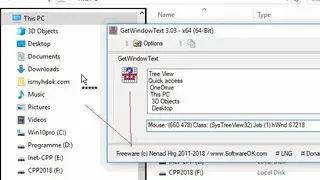GetWindowText screenshot