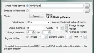 Ghostscript screenshot