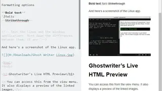 Ghostwriter Markdown Editor screenshot