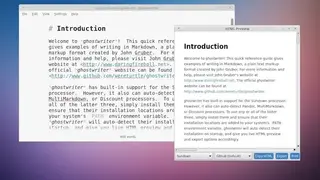 Ghostwriter Markdown Editor screenshot