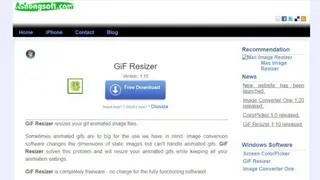 GIF Resizer screenshot