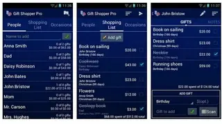 Gift Shopper Pro screenshot