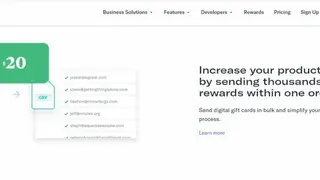 Giftbit screenshot