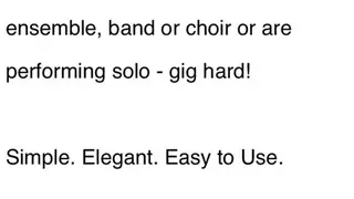 Gig Hard! Setlists for Bands screenshot