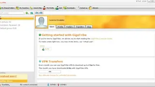 Gigatribe screenshot