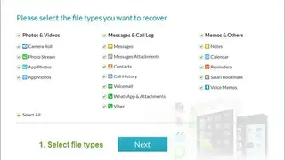 Gihosoft iPhone Data Recovery screenshot