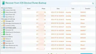Gihosoft iPhone Data Recovery screenshot