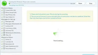 Gihosoft iPhone Data Recovery screenshot