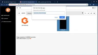 Gila CMS screenshot