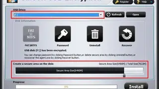 Gilisoft USB Stick Encryption screenshot