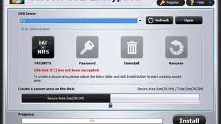 Gilisoft USB Stick Encryption screenshot