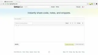 Gist Github screenshot