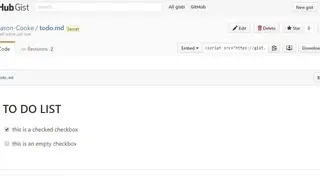 Gist Github screenshot