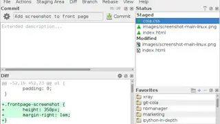 Git Cola screenshot