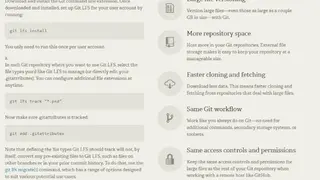 Git LFS screenshot