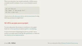 Git LFS screenshot
