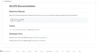 Git LFS screenshot