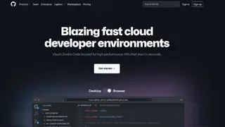 GitHub Codespaces screenshot