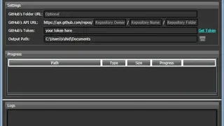 GitHub Folder Downloader screenshot