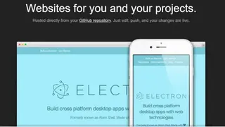 GitHub Pages screenshot