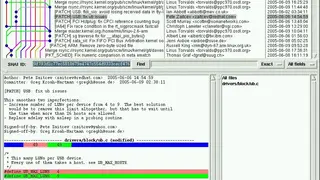 Gitk screenshot