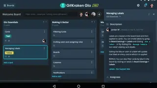 Gitkraken Glo Boards screenshot