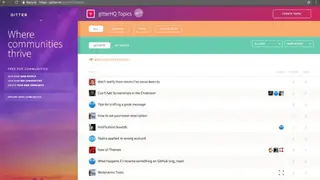 Gitter screenshot