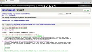 Gitweb screenshot