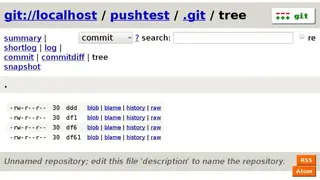 Gitweb screenshot