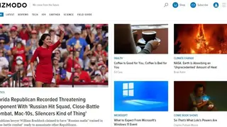 Gizmodo screenshot