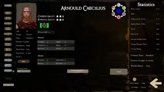 Gladiator manager screenshot