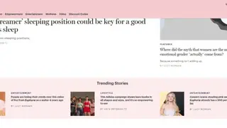 Glamour Magazine screenshot