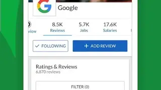 Glassdoor screenshot