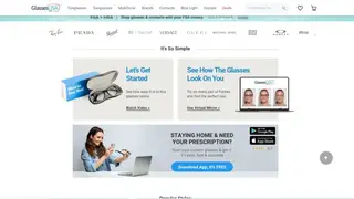 Glassesusa screenshot