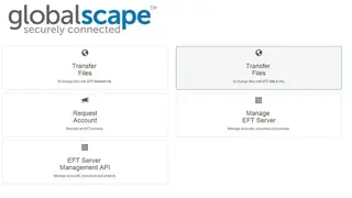 GlobalSCAPE Enhanced File Transfer screenshot