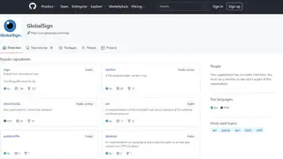 GlobalSign SSL & Digital Certificates screenshot