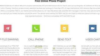 Globfone screenshot