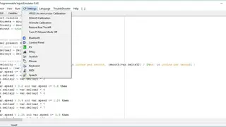 GlovePIE screenshot