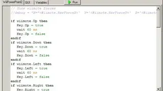 GlovePIE screenshot