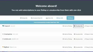 Gmail Unsubscribe screenshot