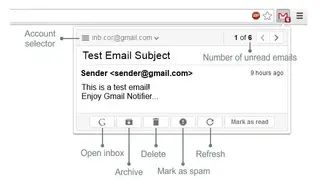Gmail Watcher screenshot