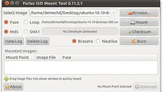 Gmount ISO screenshot