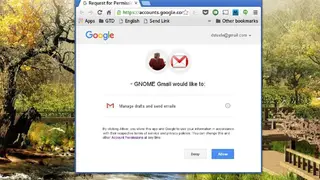 GNOME Gmail screenshot