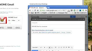 GNOME Gmail screenshot