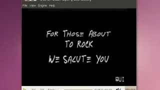 Gnome media player screenshot