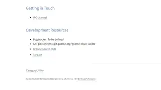 GNOME MultiWriter screenshot